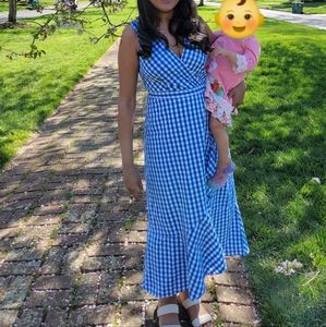 J Crew Gingham Dress. Size 6